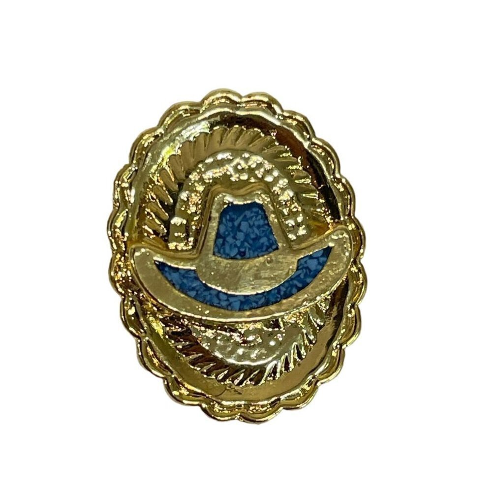 Mexican Hat Sombre Lapel Pin Tie Tac Souvenir Vintage